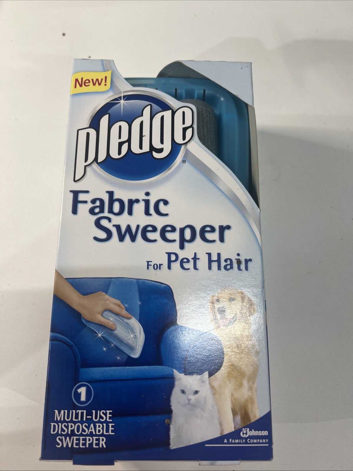 Pledge Fabric Sweeper For Pet Hair New Discontinued Removes Cat Dog Easy To Use