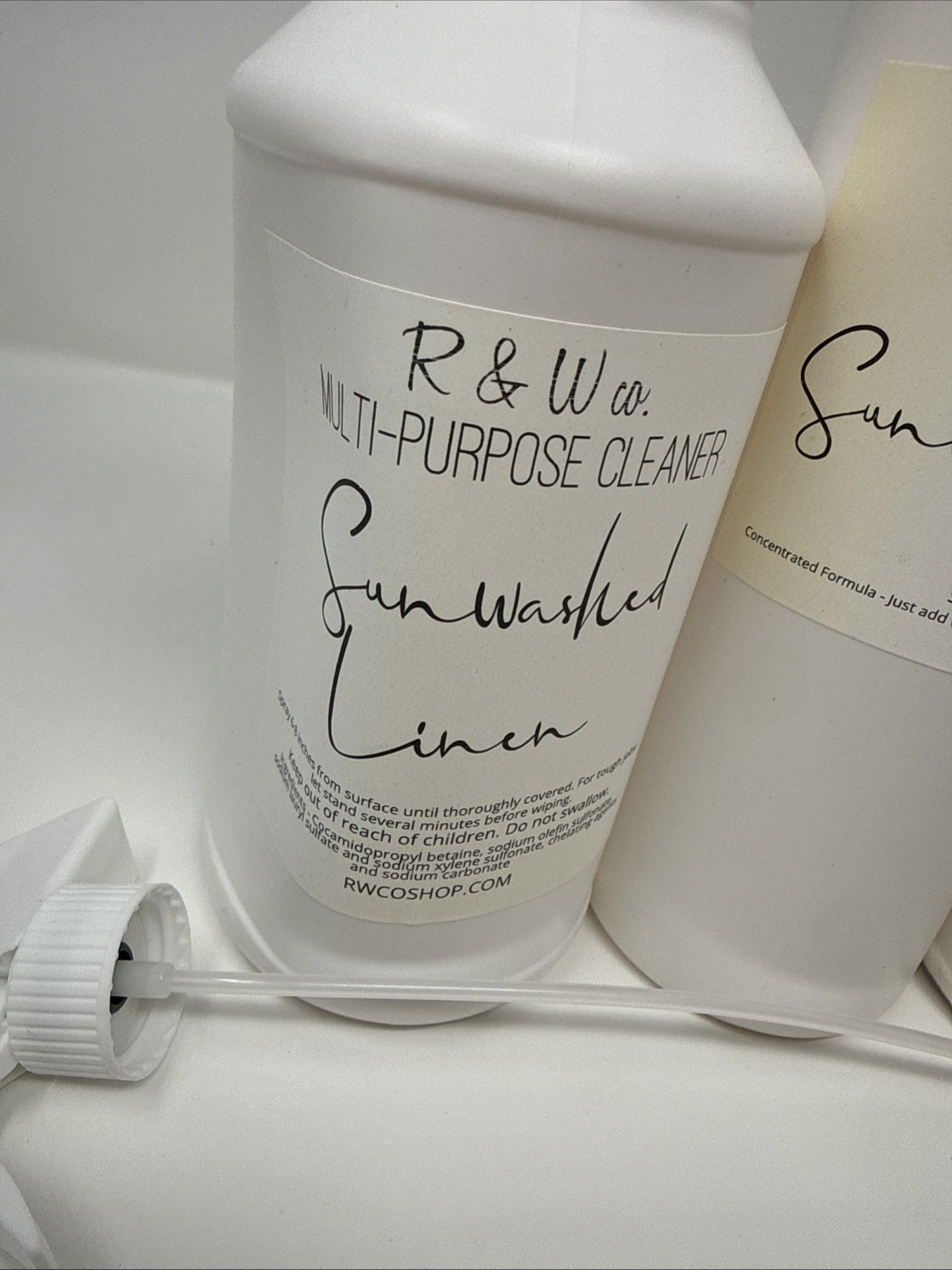 R & W Co Mop Soap & Carpet Deodorizing Powder Brand New Sunwashed Linen