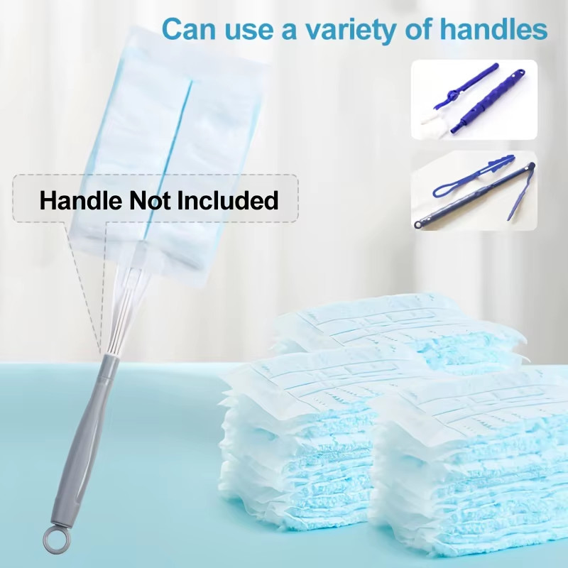 20/100Pcs Disposable Duster Refills Handle Not Included Electrostatic Duster Clo