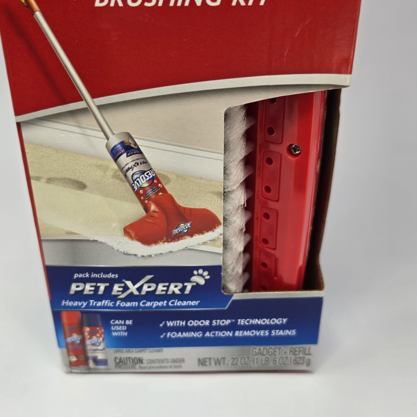 NEW Resolve Easy Clean Pet Expert Brushing Kit Heavy Traffic Carpet Cleaning