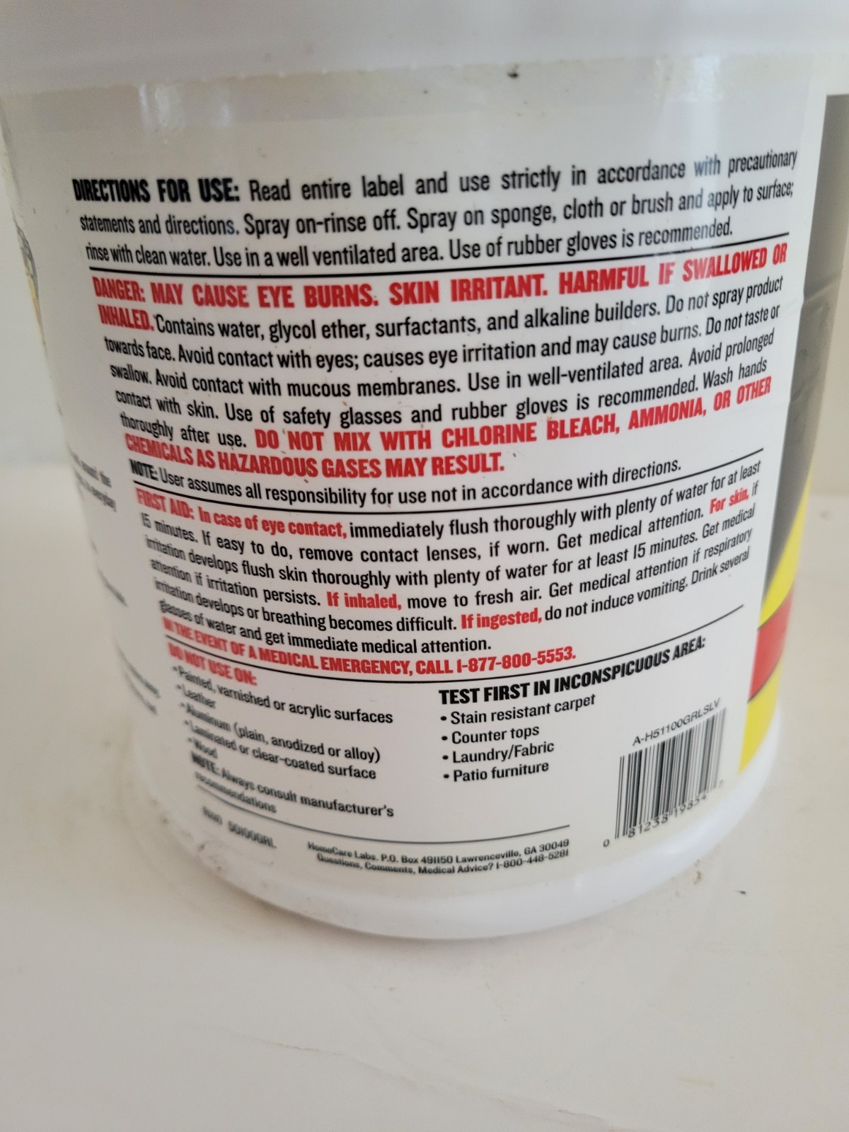Home Care Greased Lightning Classic Cleaner & Degreaser 1 Gallon Liquid Remover.
