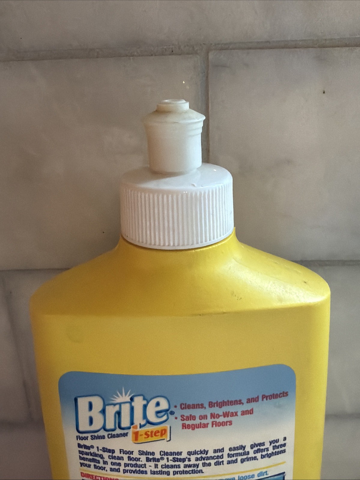 Brite 1 Step Floor Shine Cleaner 16 fl. oz. Discontinued NOS SC Johnson