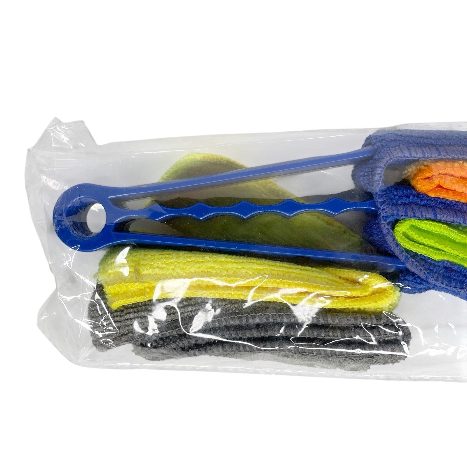 One NEW Venetian Blind Duster Cleaner Wand Three 3 Prong + Microfiber Clean Pads