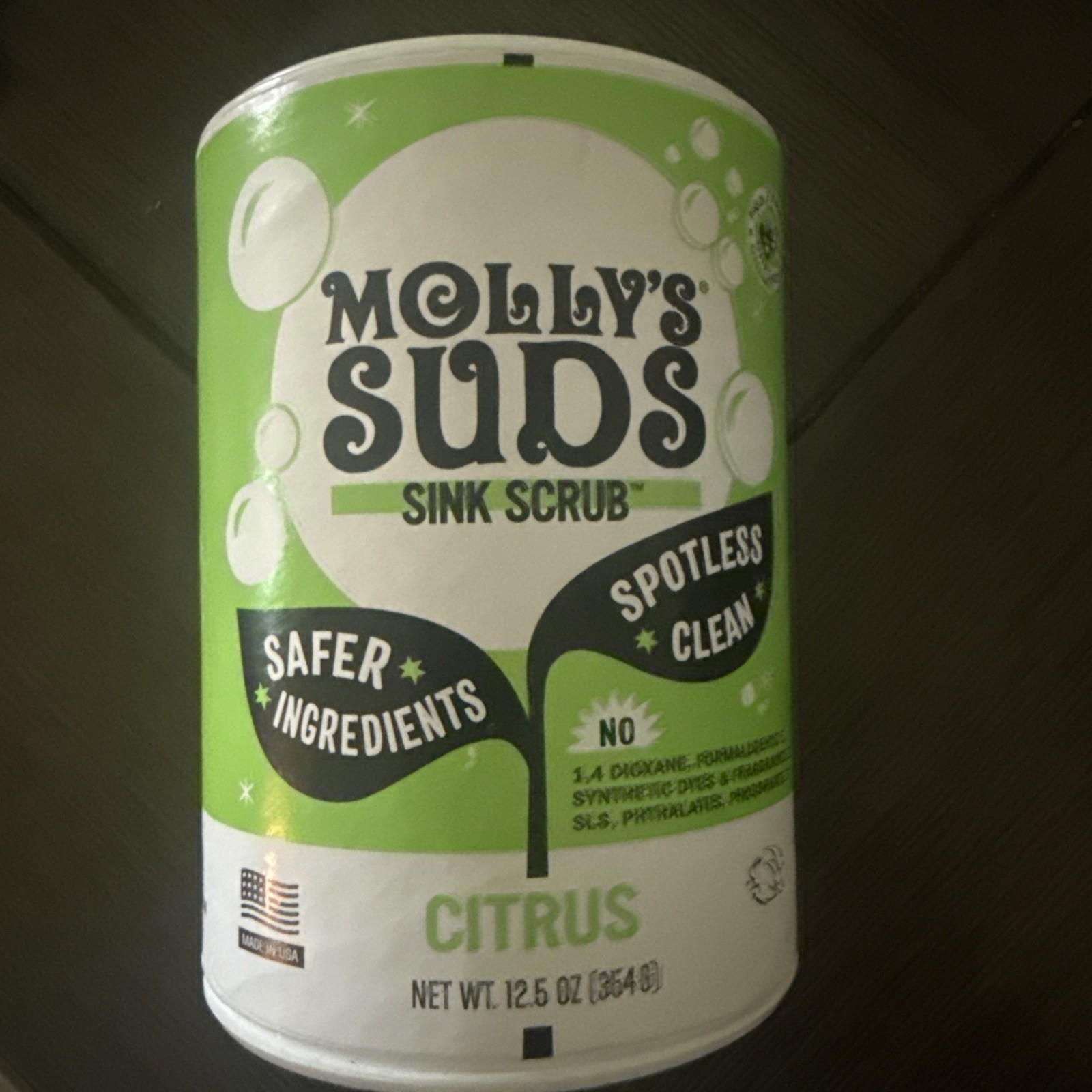 Sink Scrub Citrus 12 Oz By Molly’s Suds Vegan Safer Cleaning Safer Ingredients