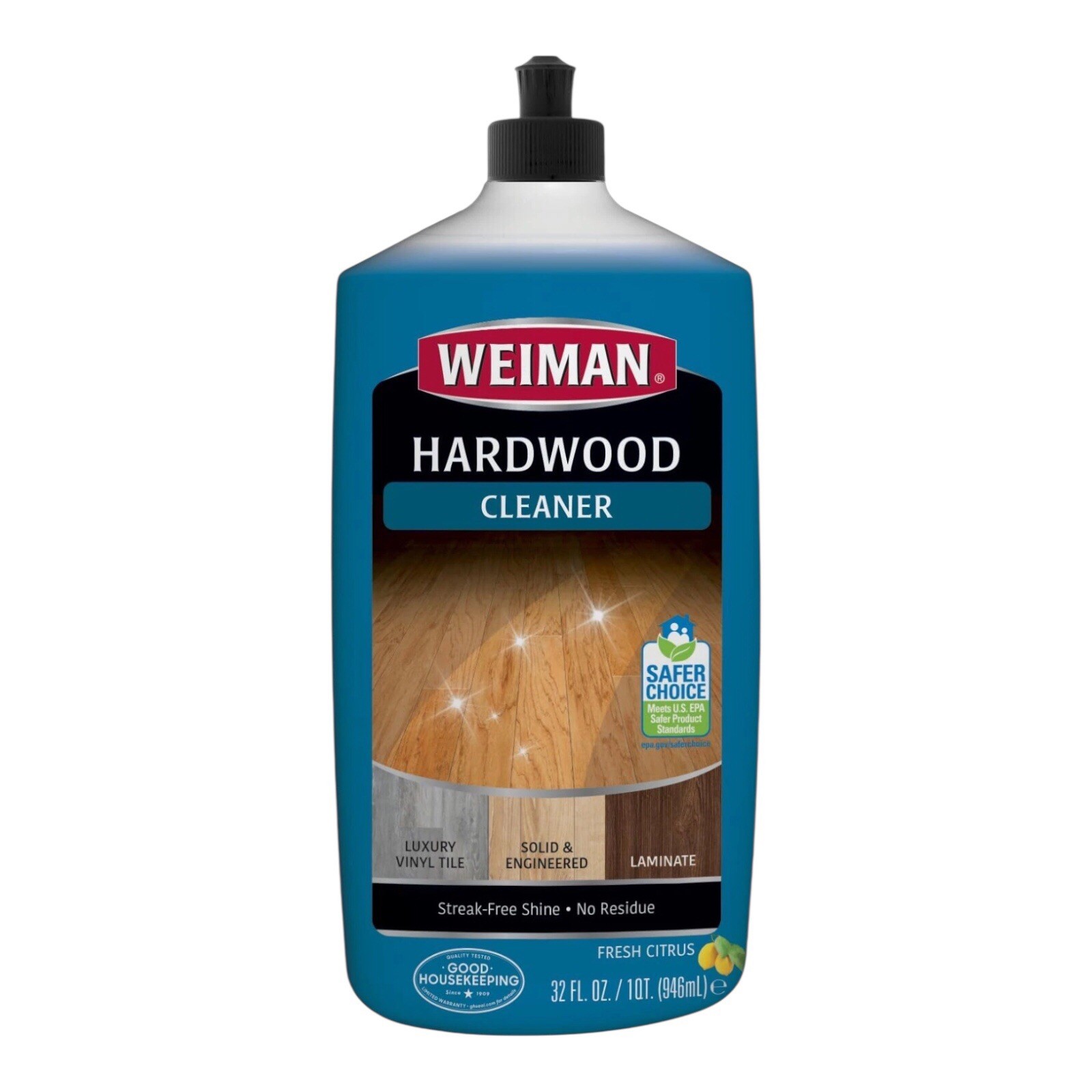 Weiman Professional Hardwood Floor Cleaner 32 Fl Oz Streak Free Plant Based