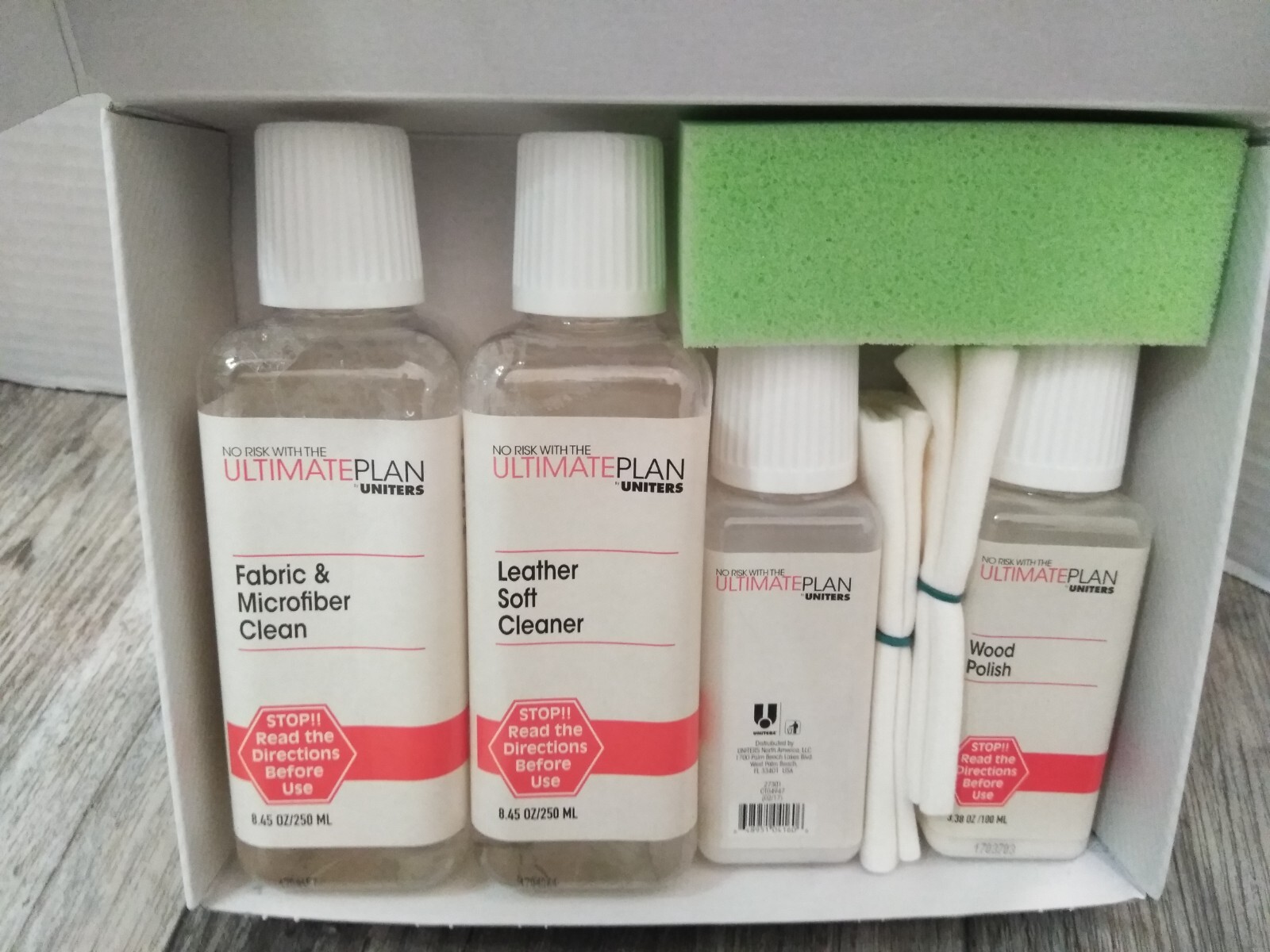 ULTIMATE PLAN Furniture CLEANING KIT Leather Wood Fabric, Uniters