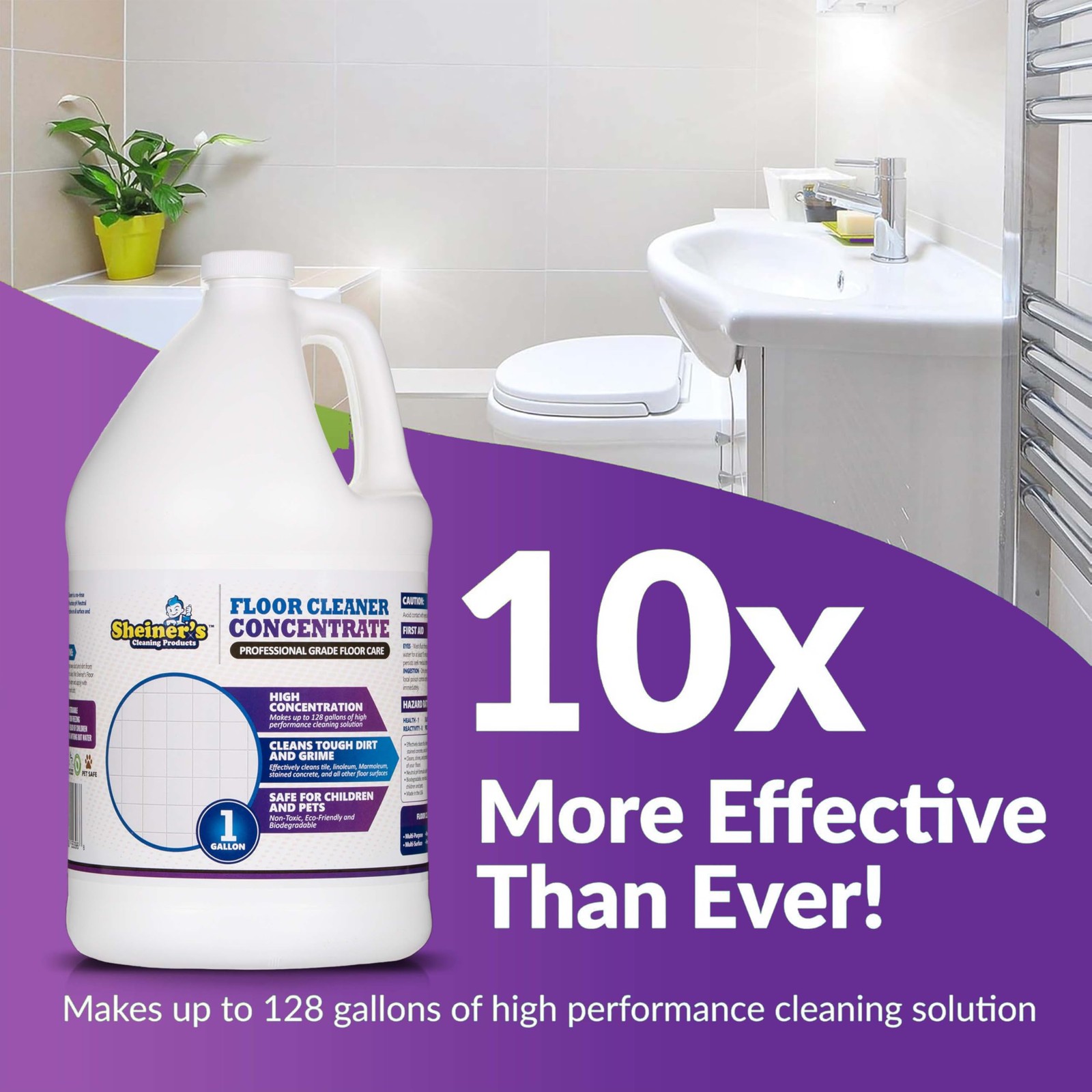 Multi-Surface Cleaner Concentrate, No-Rinse Floor Cleaner & Degreaser for Hom…