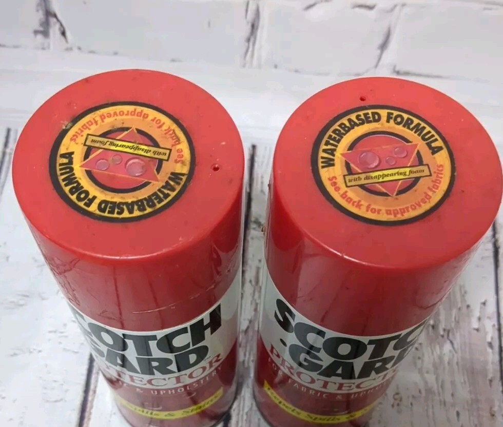 (2) SCOTCHGARD 1995 Protector Fabric Upholstery 14 oz OLD FORMULA, Almost Full