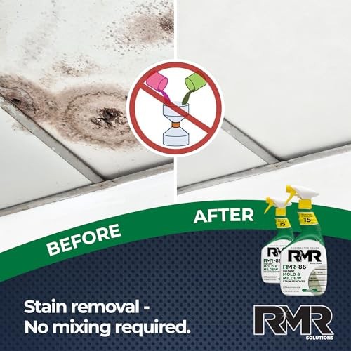 RMR-86 Instant Mold and Mildew Stain Remover Spray 32oz 2 Pack Scrub Free Formul