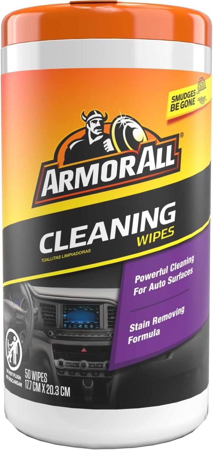 50 Lint-Free Car Cleaning Wipes – Safe and Powerful for Interior & Exterior Care