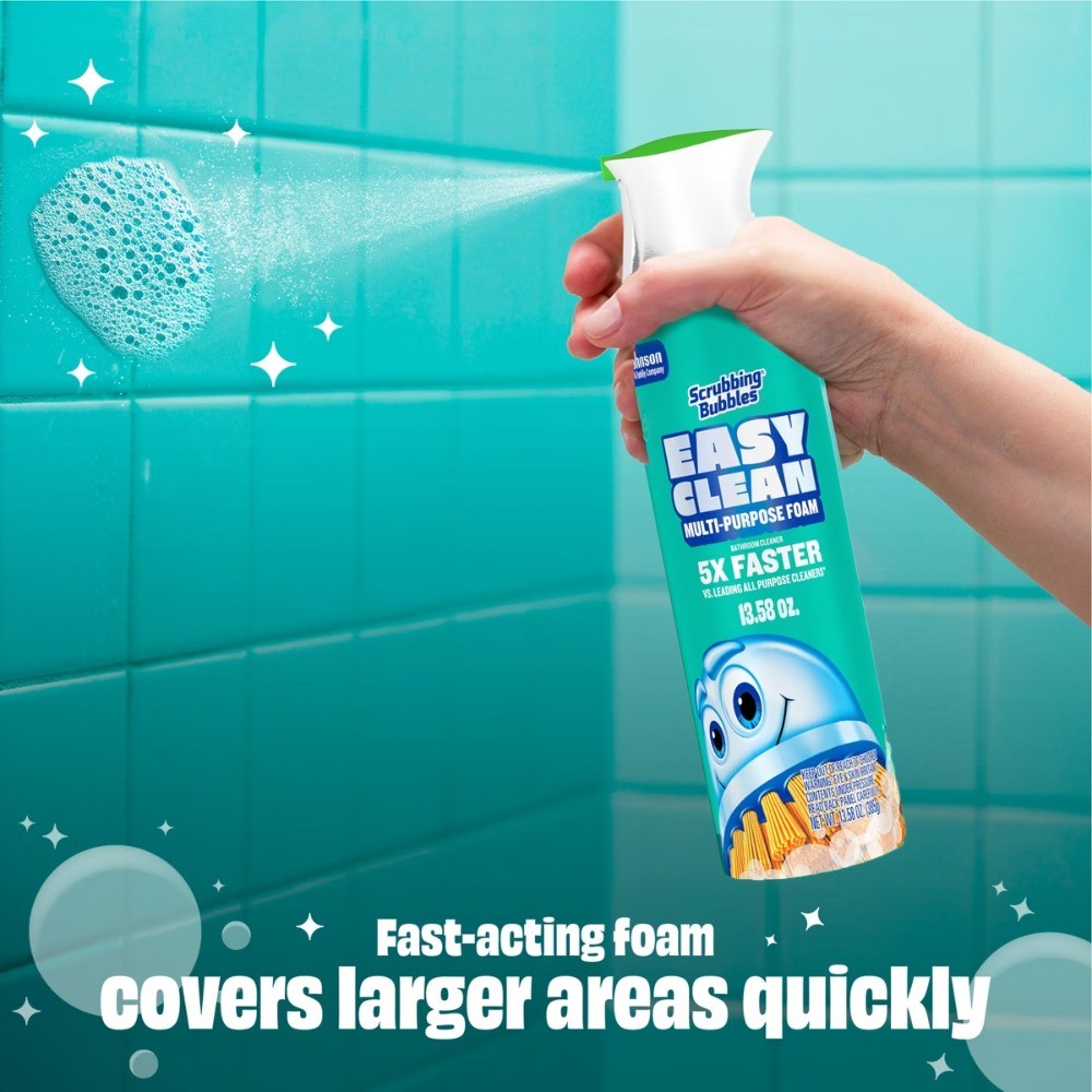 Scrubbing Bubbles Bathroom Foam Cleaner 13.58oz, Aerosol
