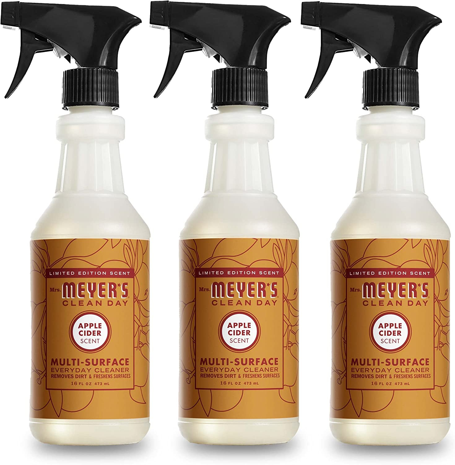 Mrs. Meyer’s Clean Day All-Purpose Cleaner Spray, 16 Fl. Oz – Pack of 3