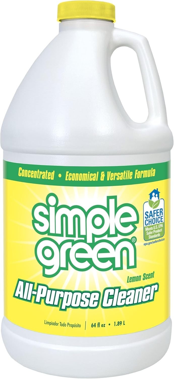 64 Fl Oz Concentrated All-Purpose Cleaner – Powerful Lemon Scent & Biodegradable