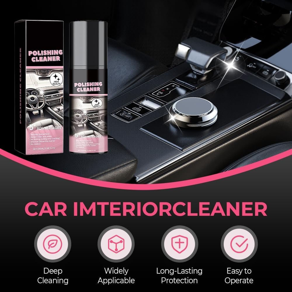 Total Car Interior Cleaner 200ml | All-Purpose Detailer Spray 2Pcs