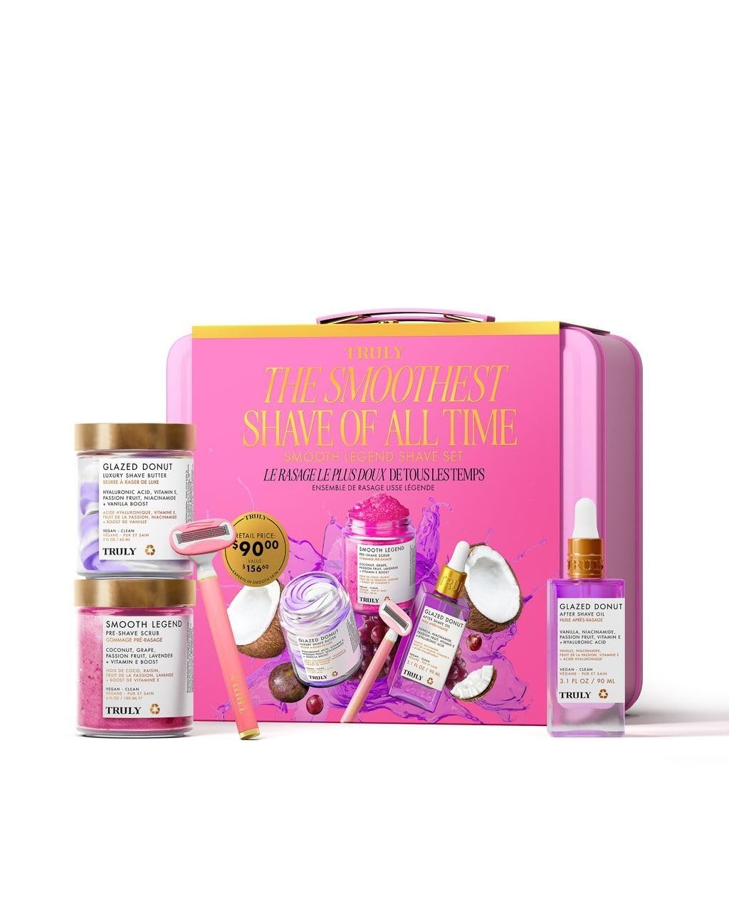 Truly Beauty Luxury Shave Set | The ultimate shaving collection | For Smooth,