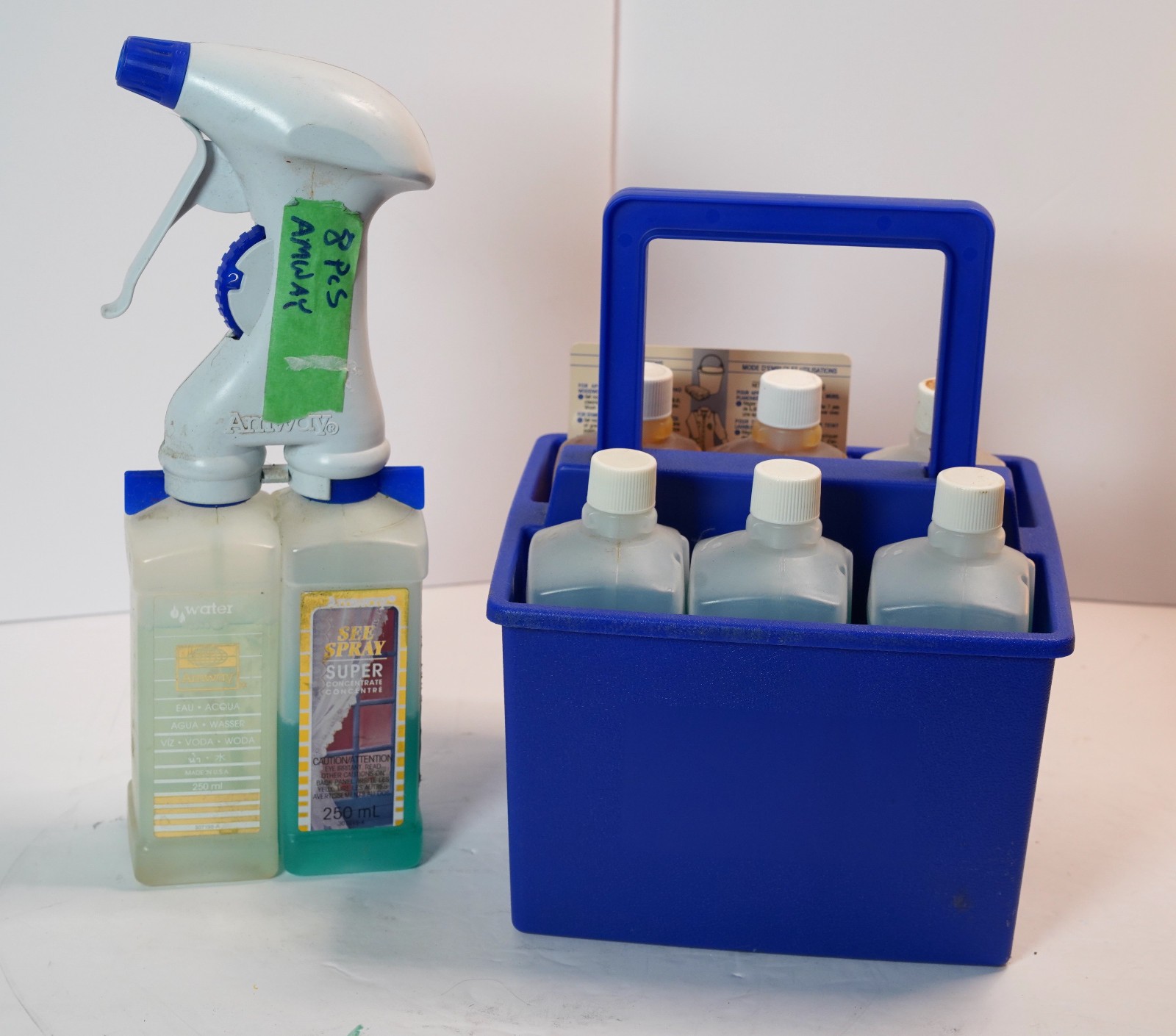 Amway Super Concentrated Cleaning System ZOOM LOC See Spray Mixer Caddy Etc Lot