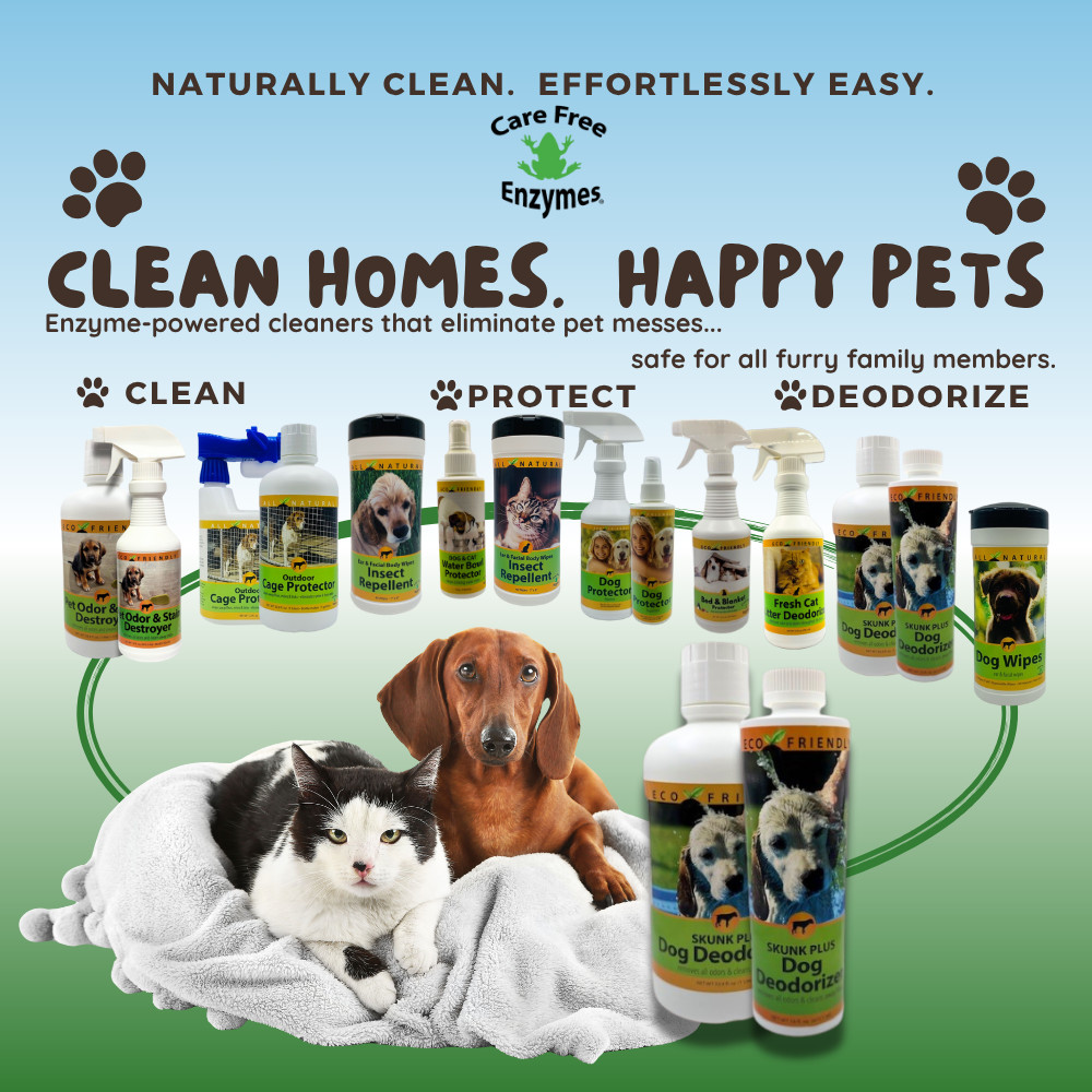 Skunk Odor Eliminator for Dogs & Cats | Skunk Plus Pet Deodorizer | 16 oz & 33.9