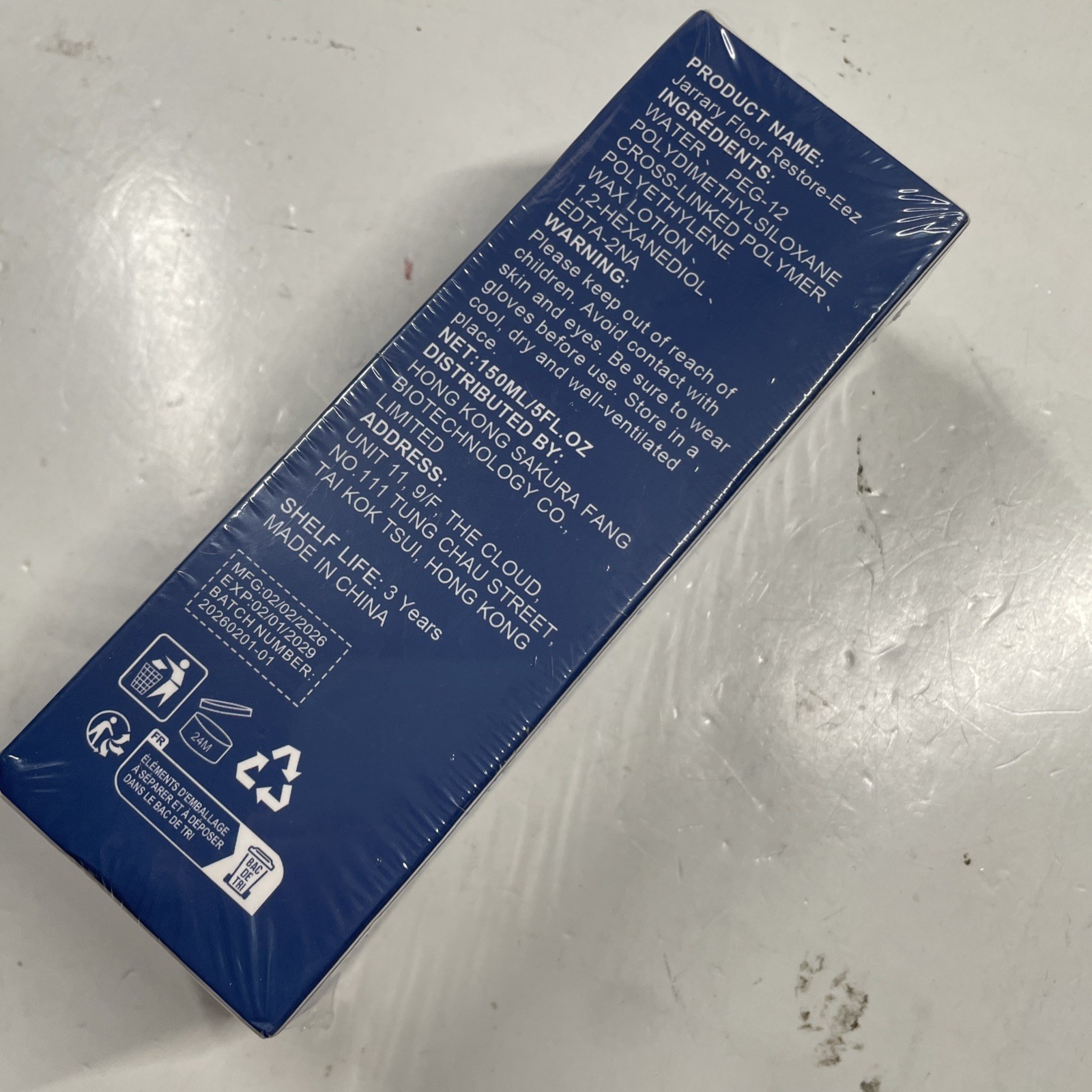 Floor Restore-eez 5fl oz High Solid Content Floor Polish By Jarrary
