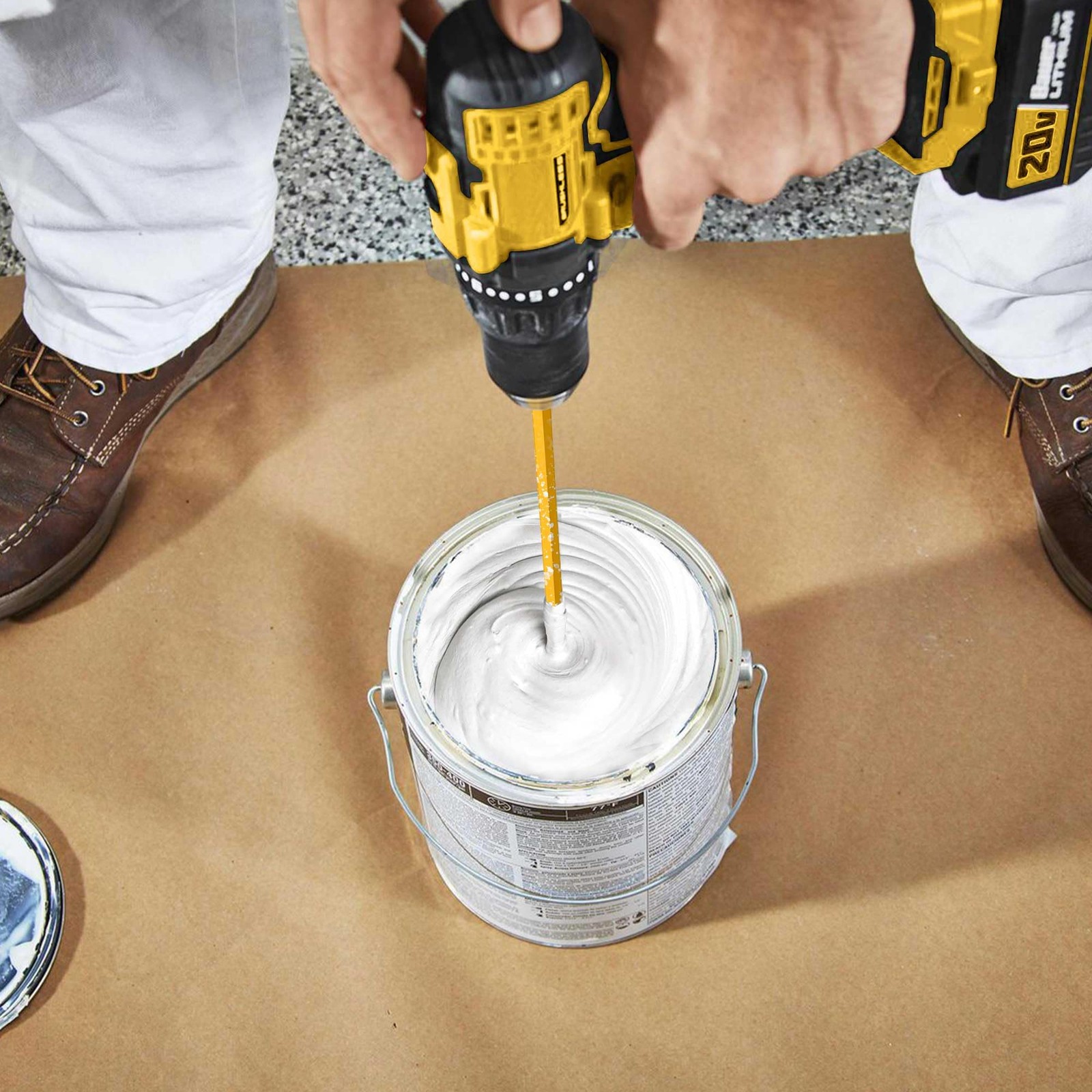 Paint and Mud Mixer, Paint Stirrer for Drill in 1 to 5 Gallon Bucket, Suitabl…