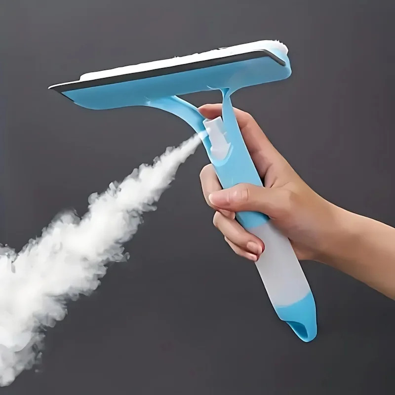 1-Pack 3-in-1 Blue Window Cleaner – Holiday Streak-Free Glass Cleaning Kit
