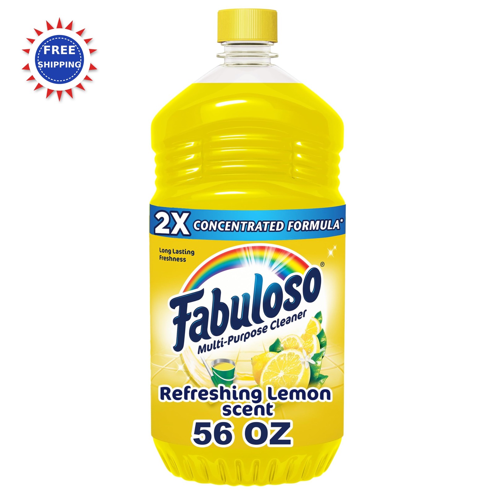 Cleaner Multi Purpose 56 Fl Oz Fabuloso Concentrated Formula Lemon