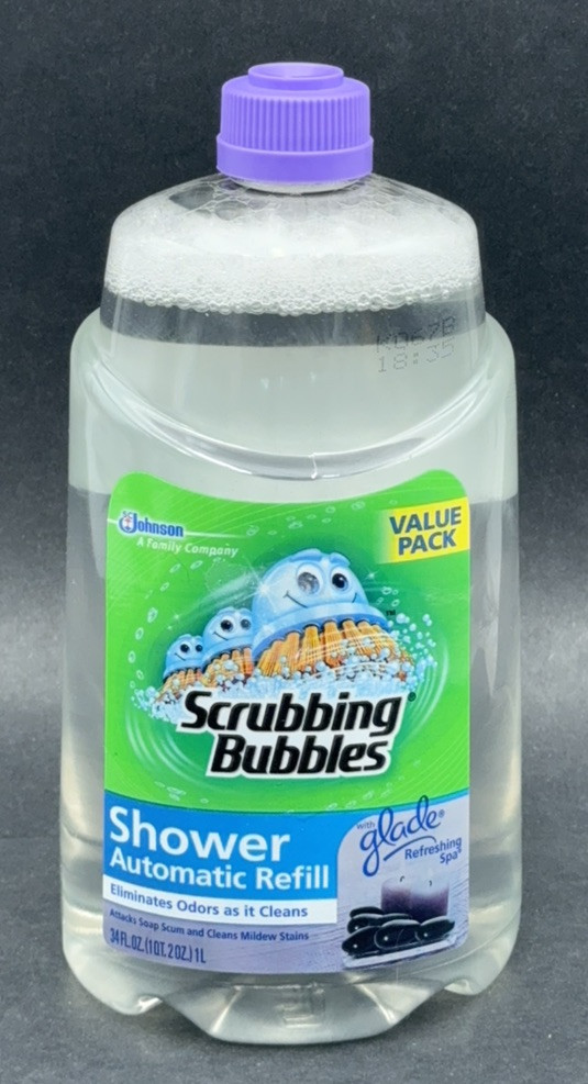 Scrubbing Bubbles Automatic Shower Cleaner Refill Glade Refreshing Spa 34 fl oz
