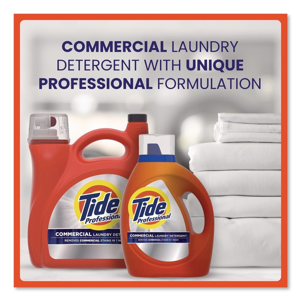 Tide Professional 80782106 Commercial HE Liquid Laundry Detergent (4/Carton) New