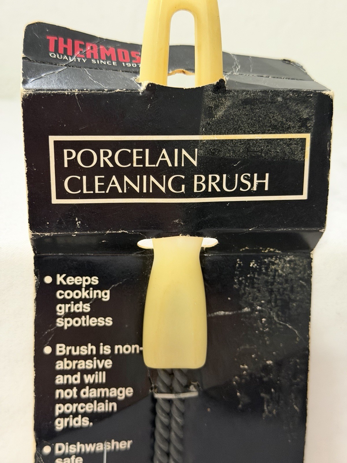 Vintage The Thermos Company Porcelain Cleaning Brush #2427 Made In USA