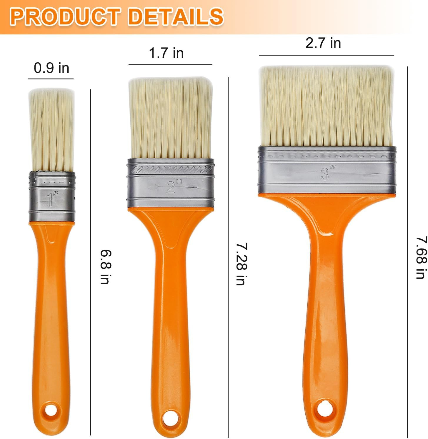 3 Pack Microfiber Duster Brush, Soft Bristles Detailing Brush Dusting Tools, Cle