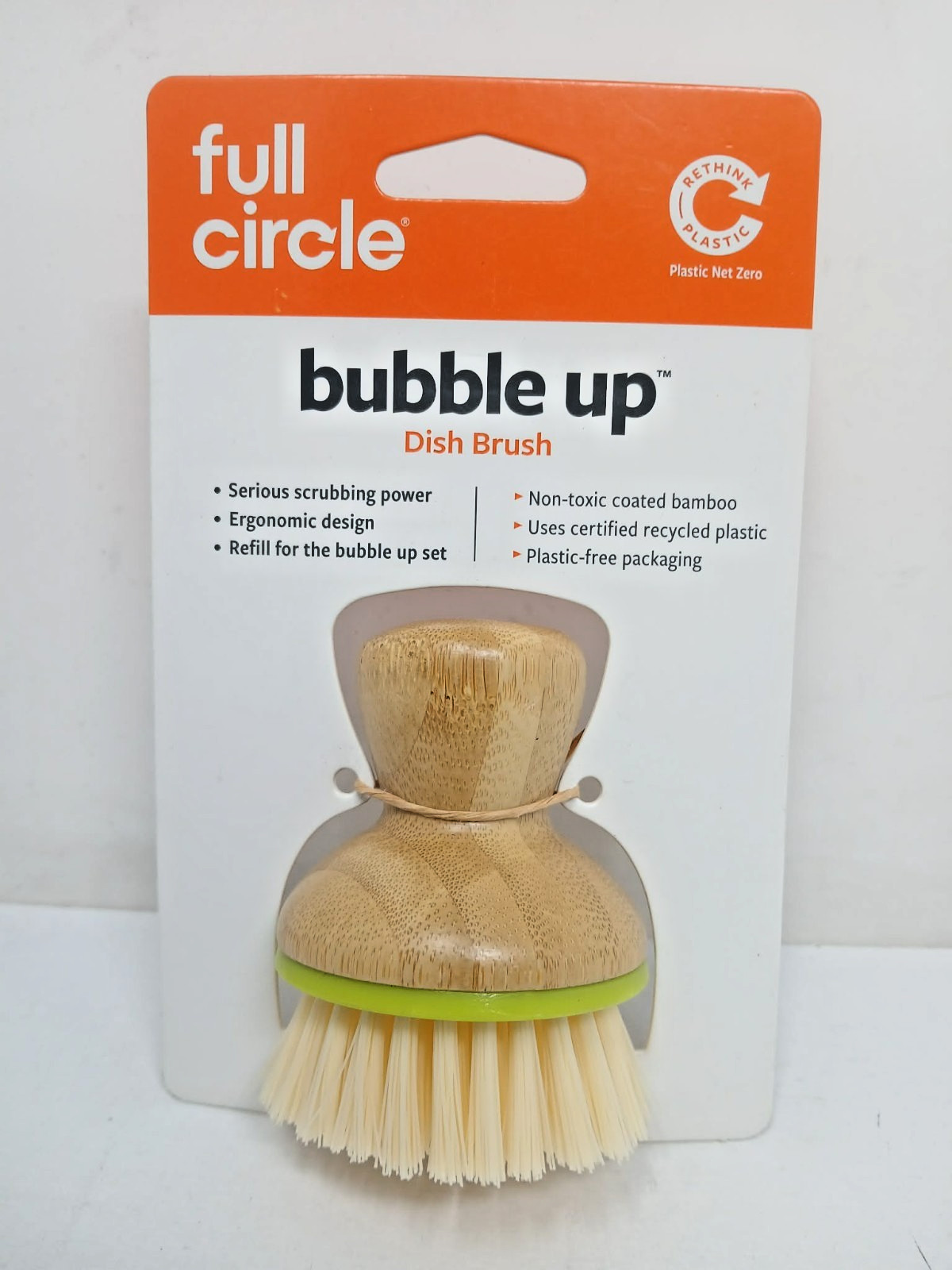 Full Circle Home Bubble Up Replacement Dish Brush Green