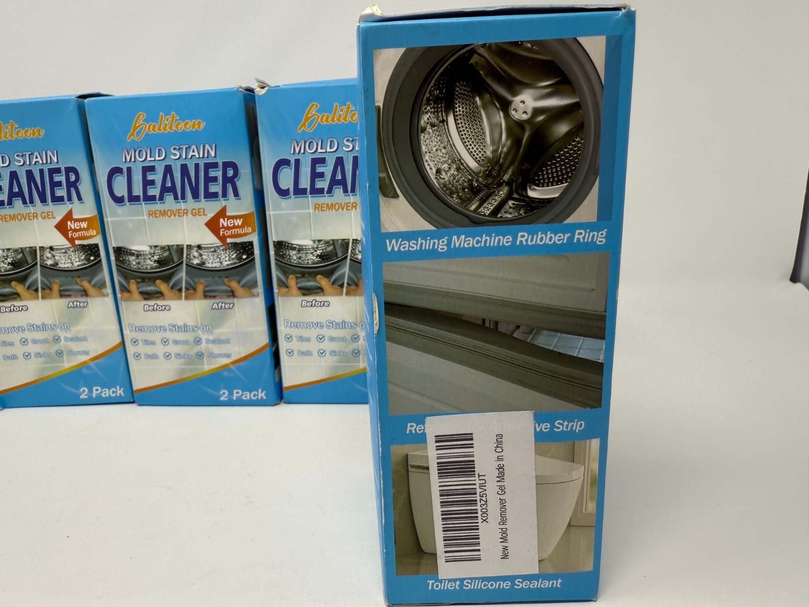 Lot of 4 Galitoon Mold Stain Remover Gel Cleaner Heavy Duty Front Loader