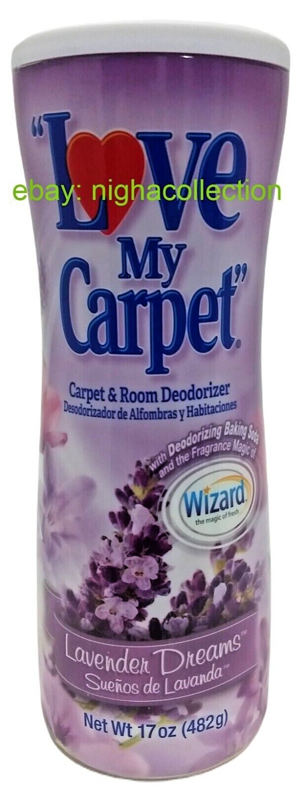 3x LOVE MY CARPET 2-in-1 Carpet & Room Deodorizer Lavender Dreams 17 OzEa SEALED