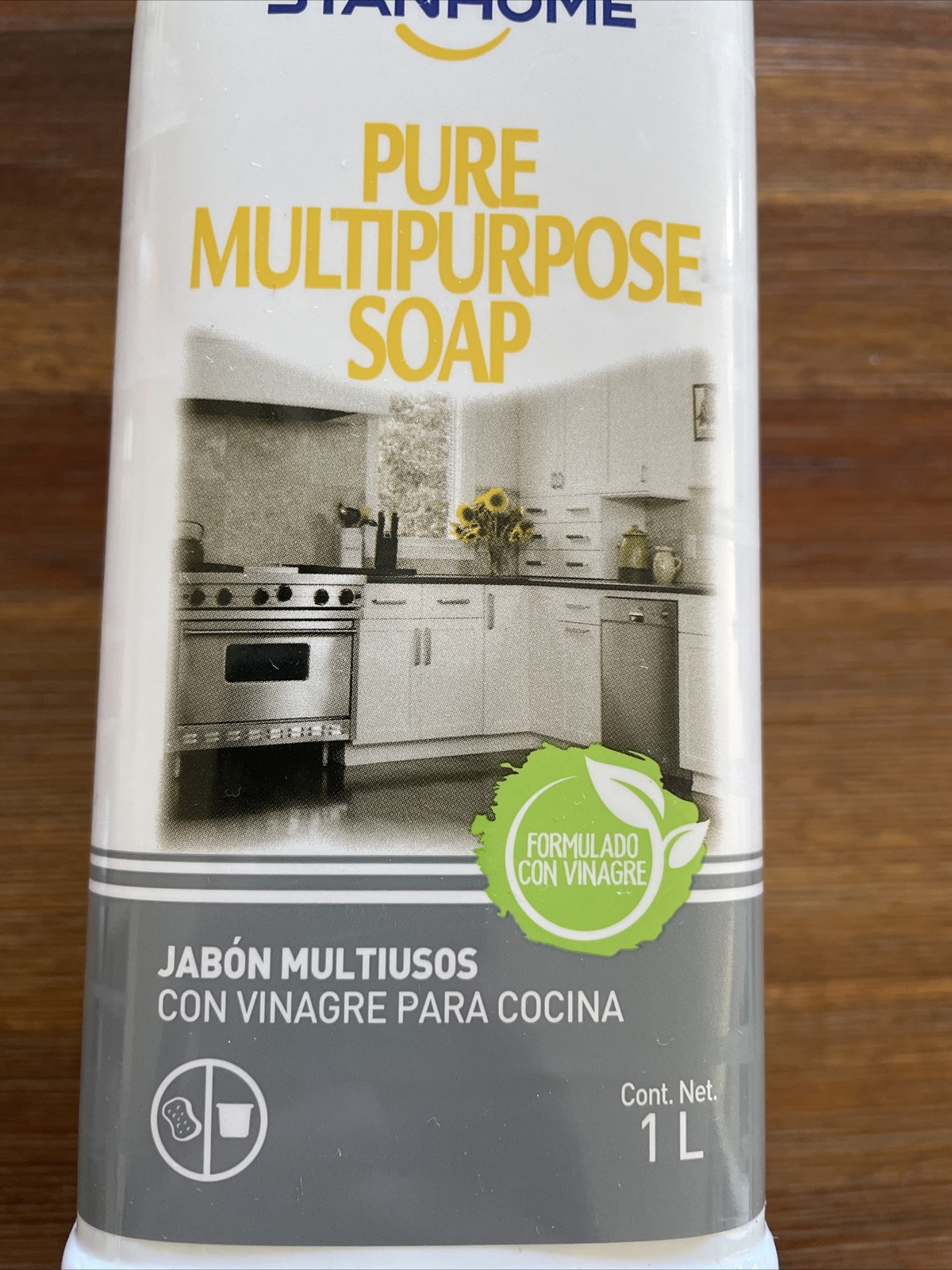 STANHOME PURE MULTIPURPOSE SOAP VINEGAR JABON MULTIUSOS CON VINAGRE P COCINA
