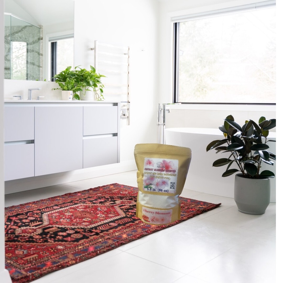 Eleganceinlife Cherry Blossom-Scented Carpet &Room Deodorizer Baking Soda 3.5 LB