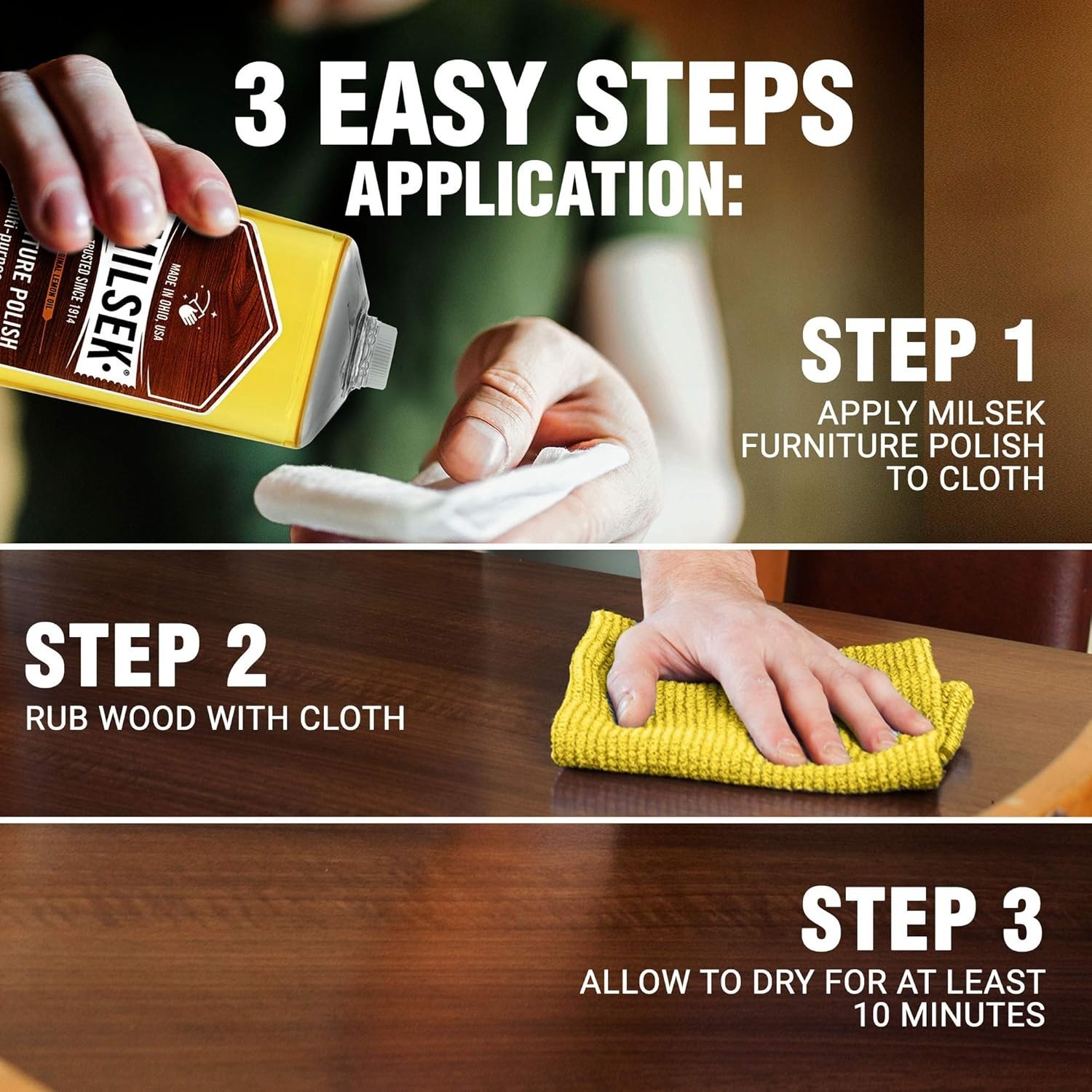 Furniture Polish and Wood Cleaner with Lemon Oil – Multipurpose Solution for …