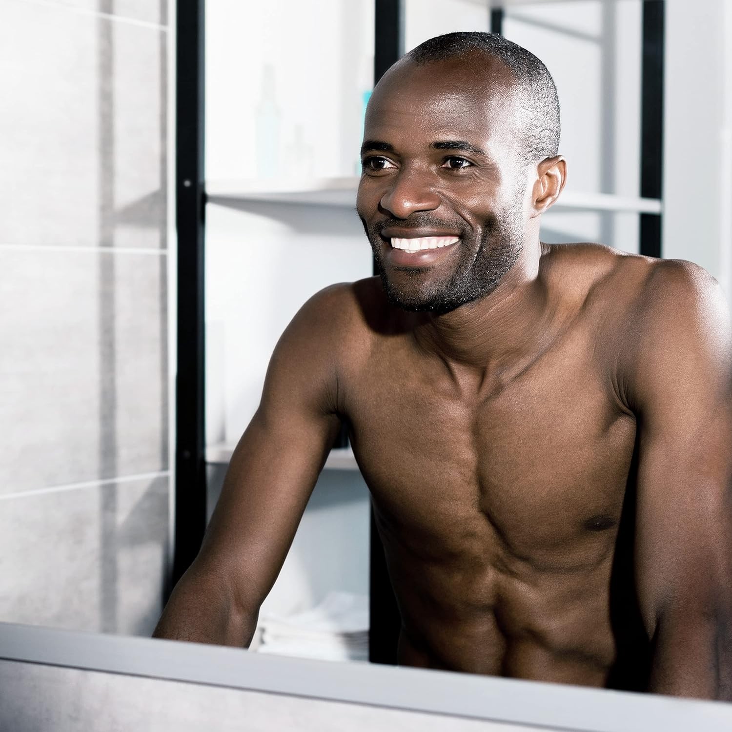 AXE Modern Shower Tool Skin Cleanser for Smoother Skin Detailer Exfoliates
