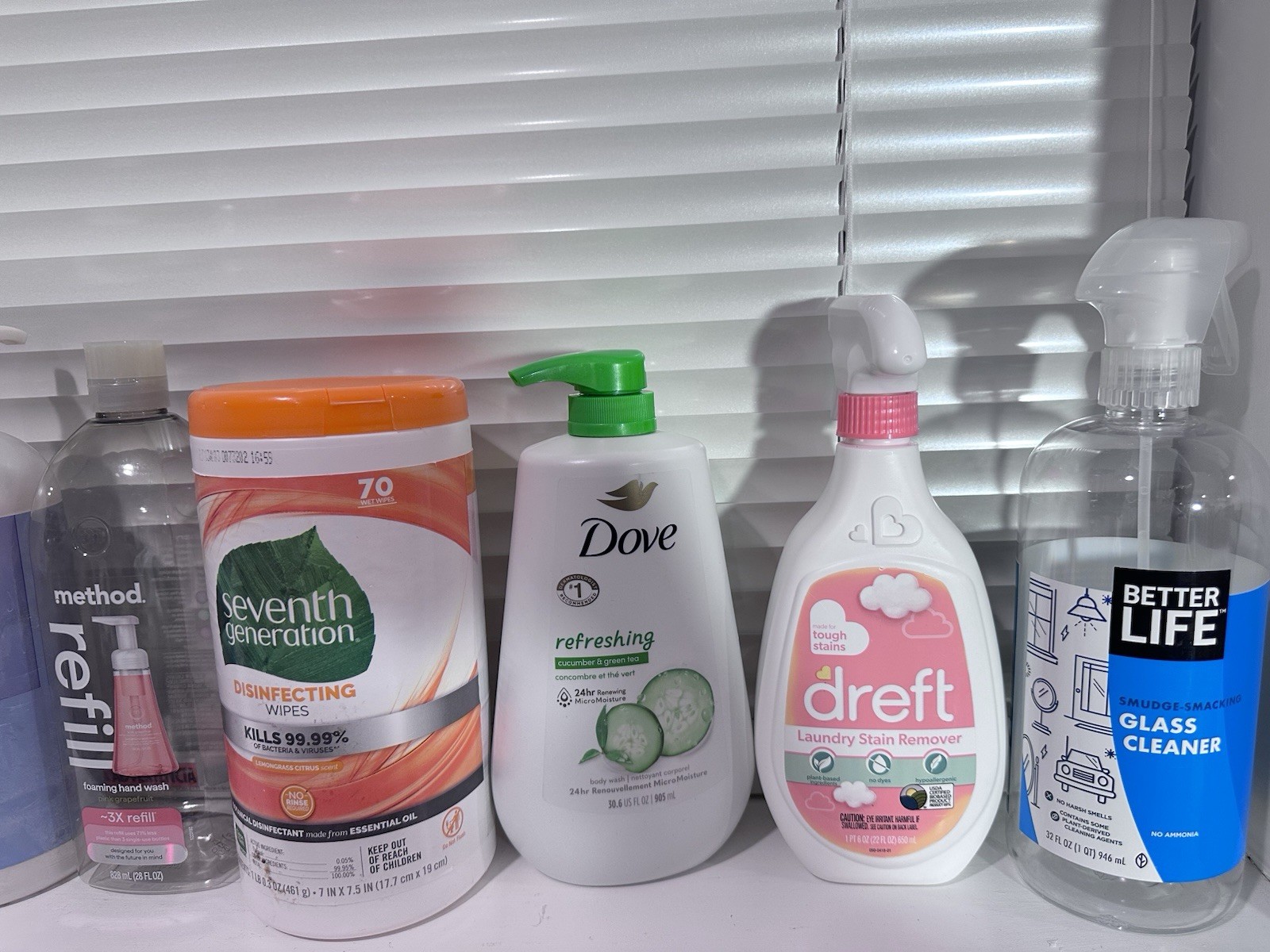 9 Empty 32 Oz And 24oz Plastic Bottles With Spray Nozzles ~ Recycled Bottles