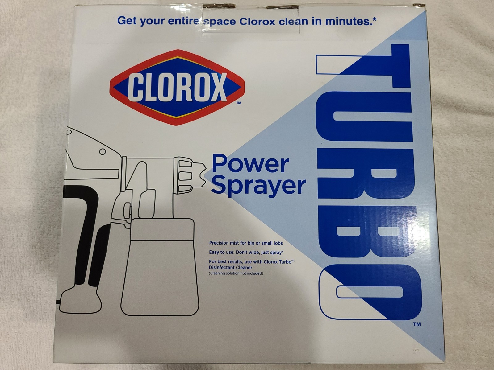 Clorox Turbo Handheld Power Sprayer Lightweight Brand NEW
