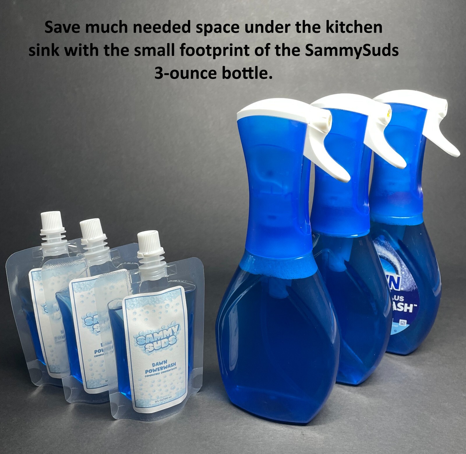 2 Pack of SammySuds Dawn Compatible Refill – Concentrated Formula – 3 ounces