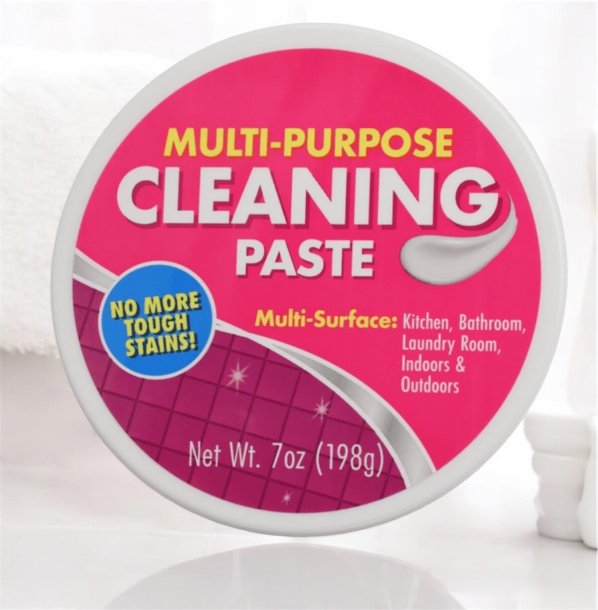 Multi-purpose Cleaning Paste 7 oz For Tough Stains: Kitchen, Bathroom & Outdoor.