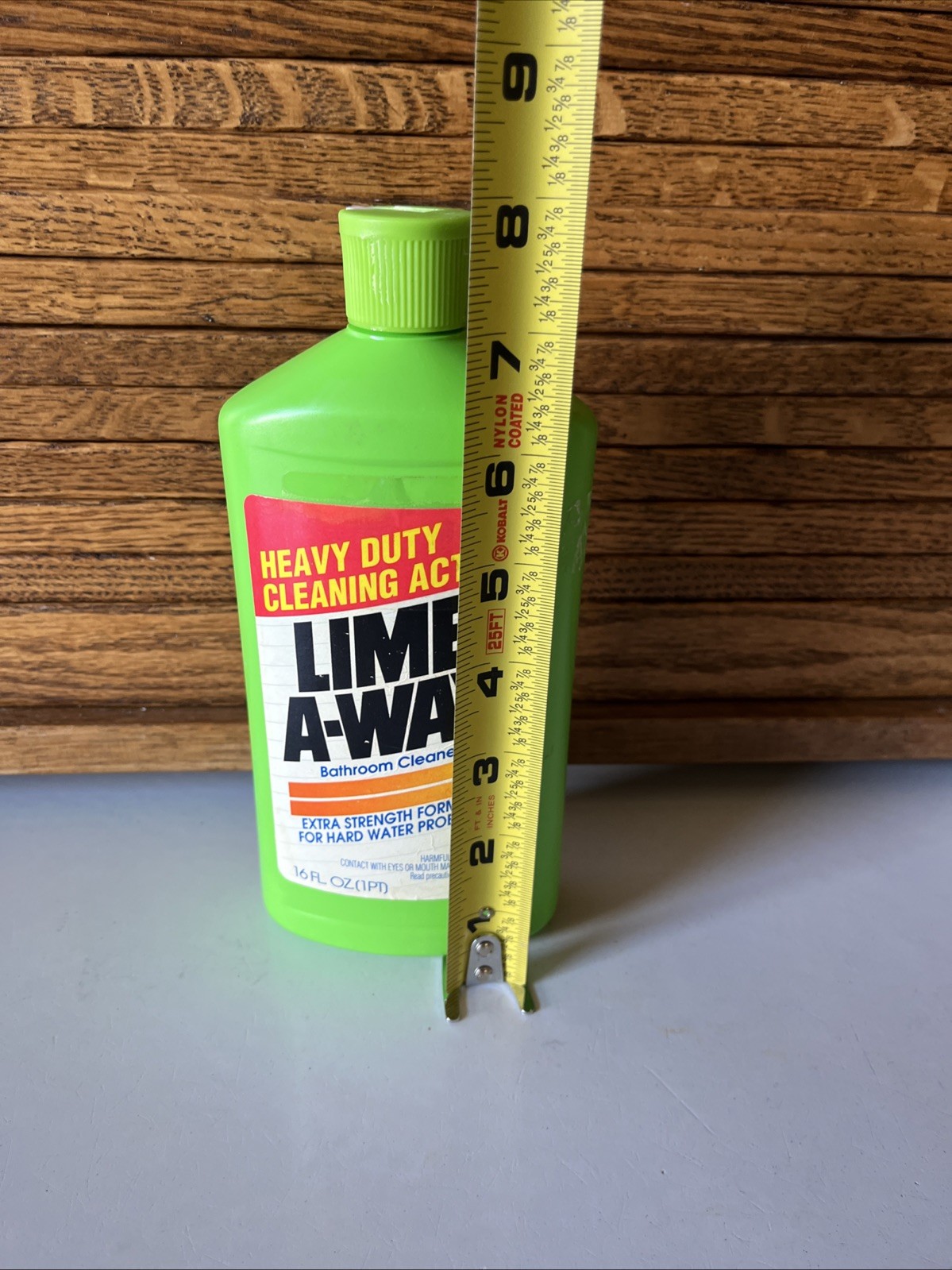 Lime-A-Way 1990’s Bathroom Cleaner 16 FL. Oz (1 PT) NOS Extra Strength Hard H2O