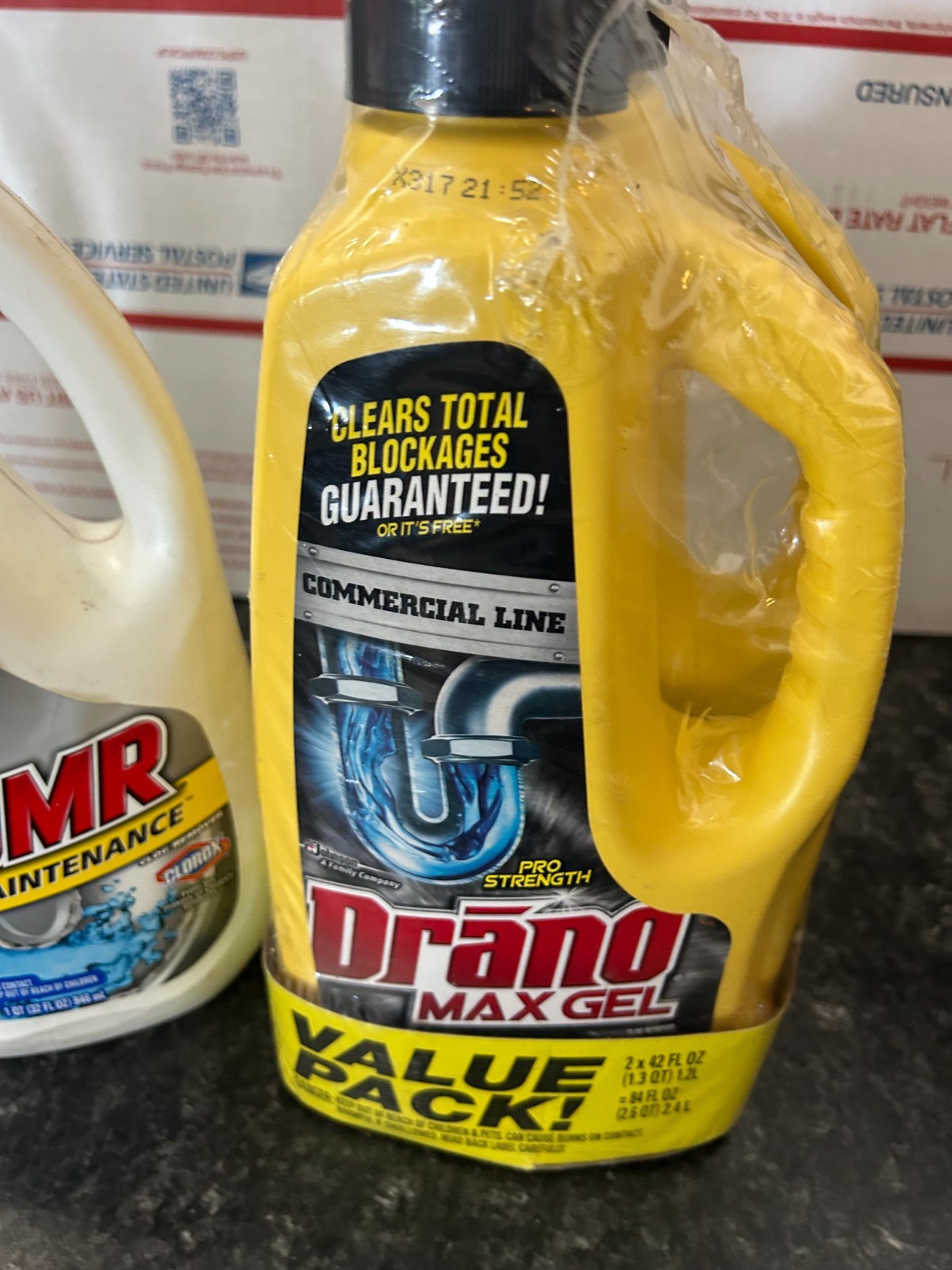 4-PACK LIQUID PLUMR maintenance Drano Max Gel Clog Remover Commercial Line 42 Oz