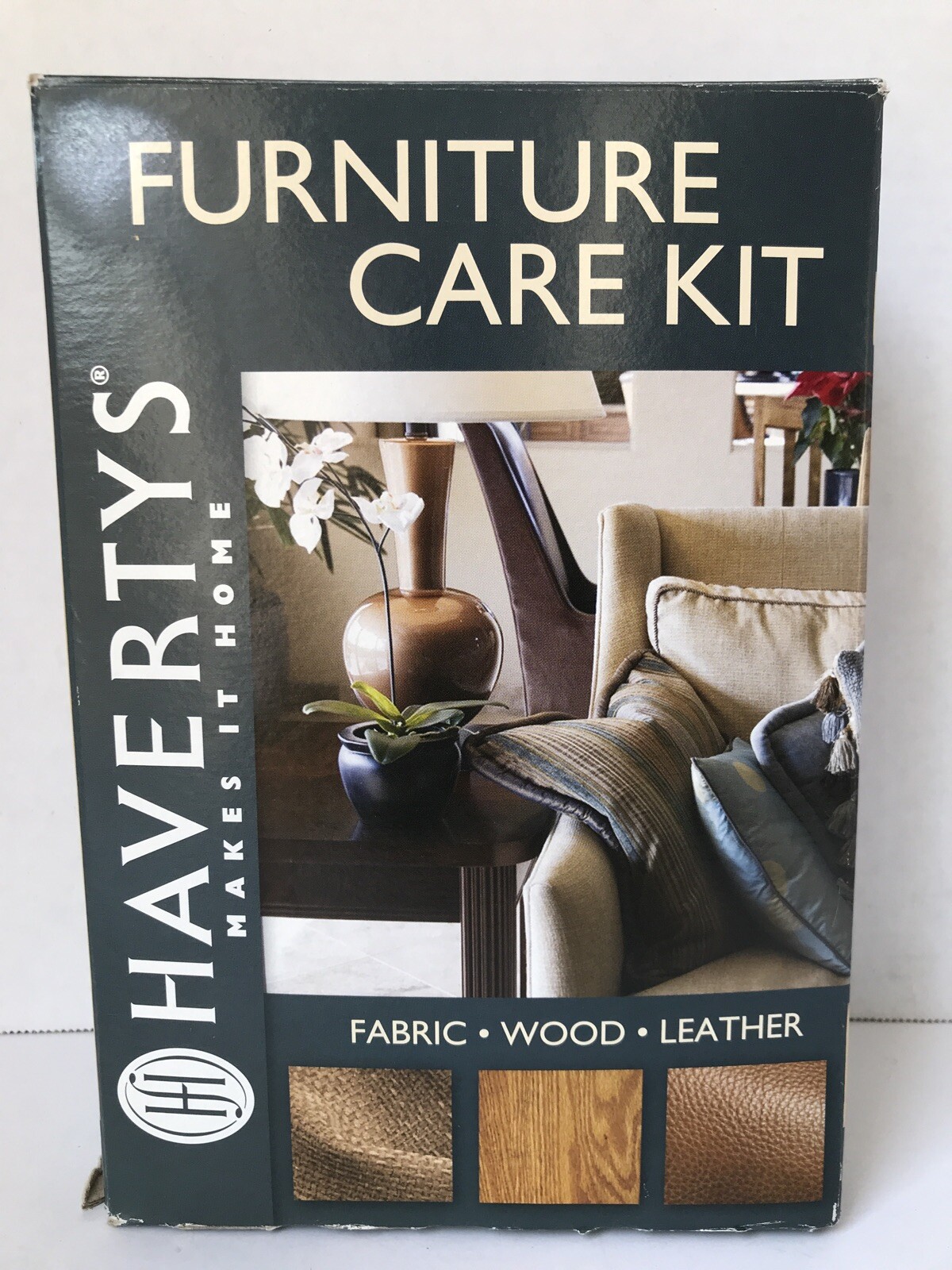 New Havertys Makes It Home Furniture Care Gold Kit Fabric – Wood – Leather (C6)
