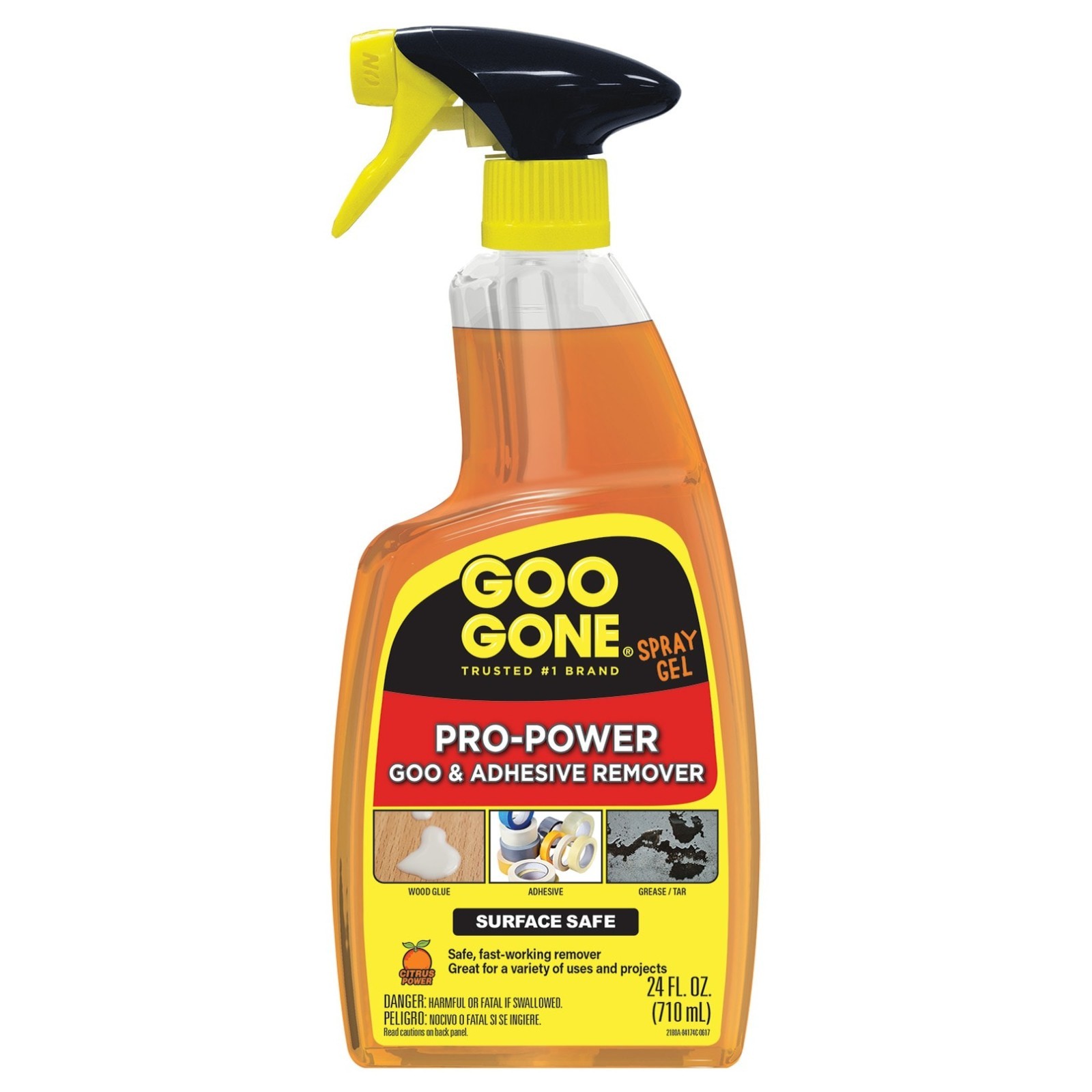 Goo Gone Adhesive Remover Spray Gel 12oz Drip-Free Sticker Glue Residue Cleaner
