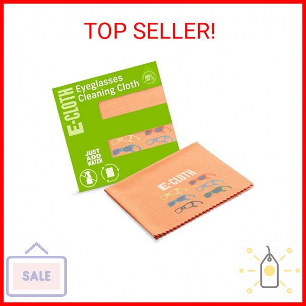E-Cloth Glasses Cloth, Premium Microfiber Cleaning Cloth, Ideal Eyeglass and Len
