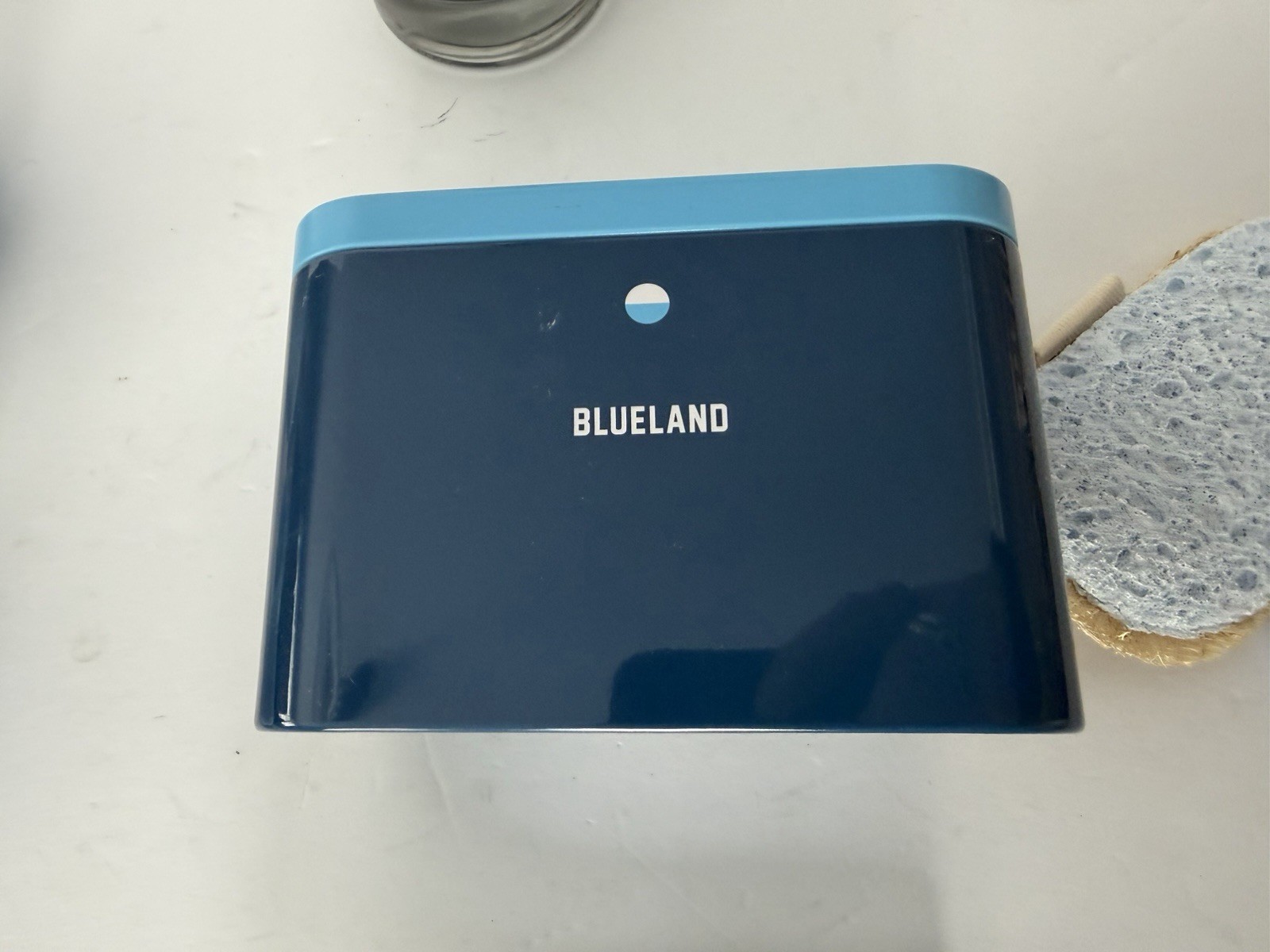 Blueland Starter Kit – Glass Pump, Toilet Cleaner, Wool Dryer Balls, Tin, Loofah