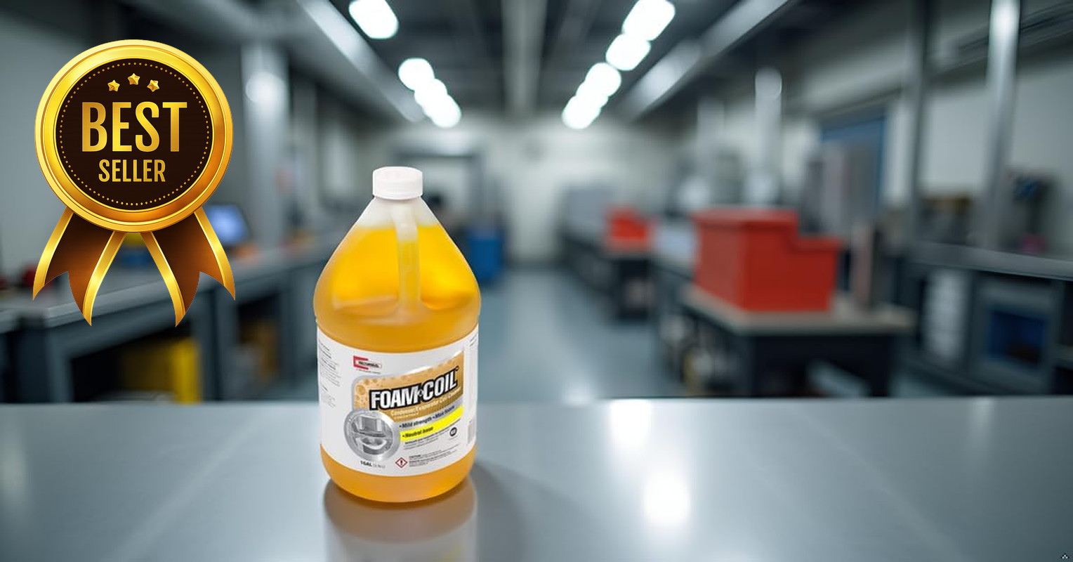 Coil Cleaner Foam 1 Gallon HVAC Indoor Outdoor Grease Grime Remover