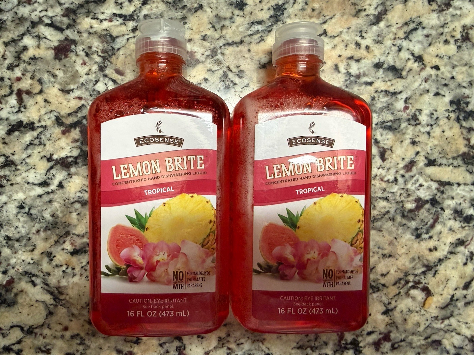 Melaleuca EcoSense Lemon Brite Dishwashing Liquid 16oz Tropical