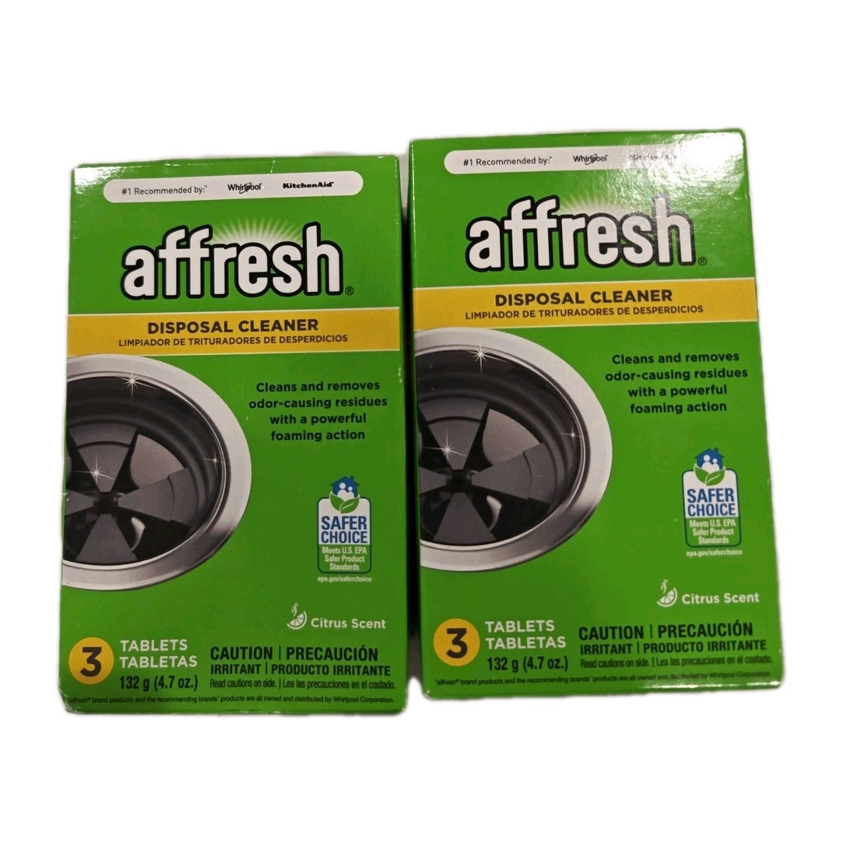 2 Pack affresh W10509526 Garbage Disposal Cleaner – 3 Tablets