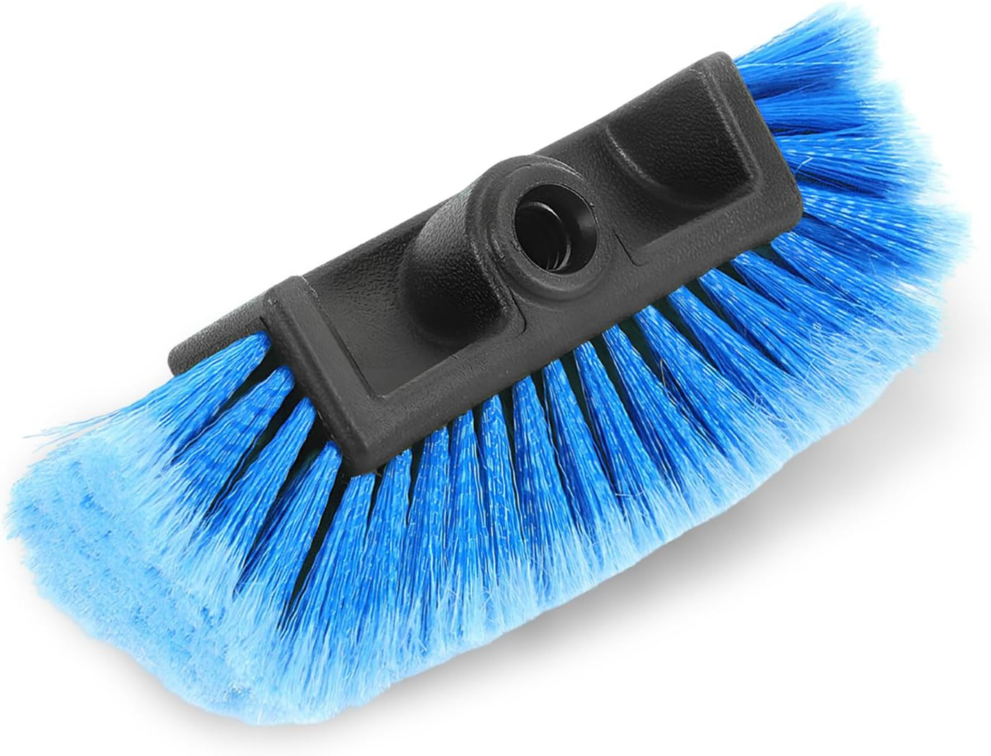 10″ Car Wash Brush Head, Flow-Thru Cleaning Brush Head with Soft Detailing Brist